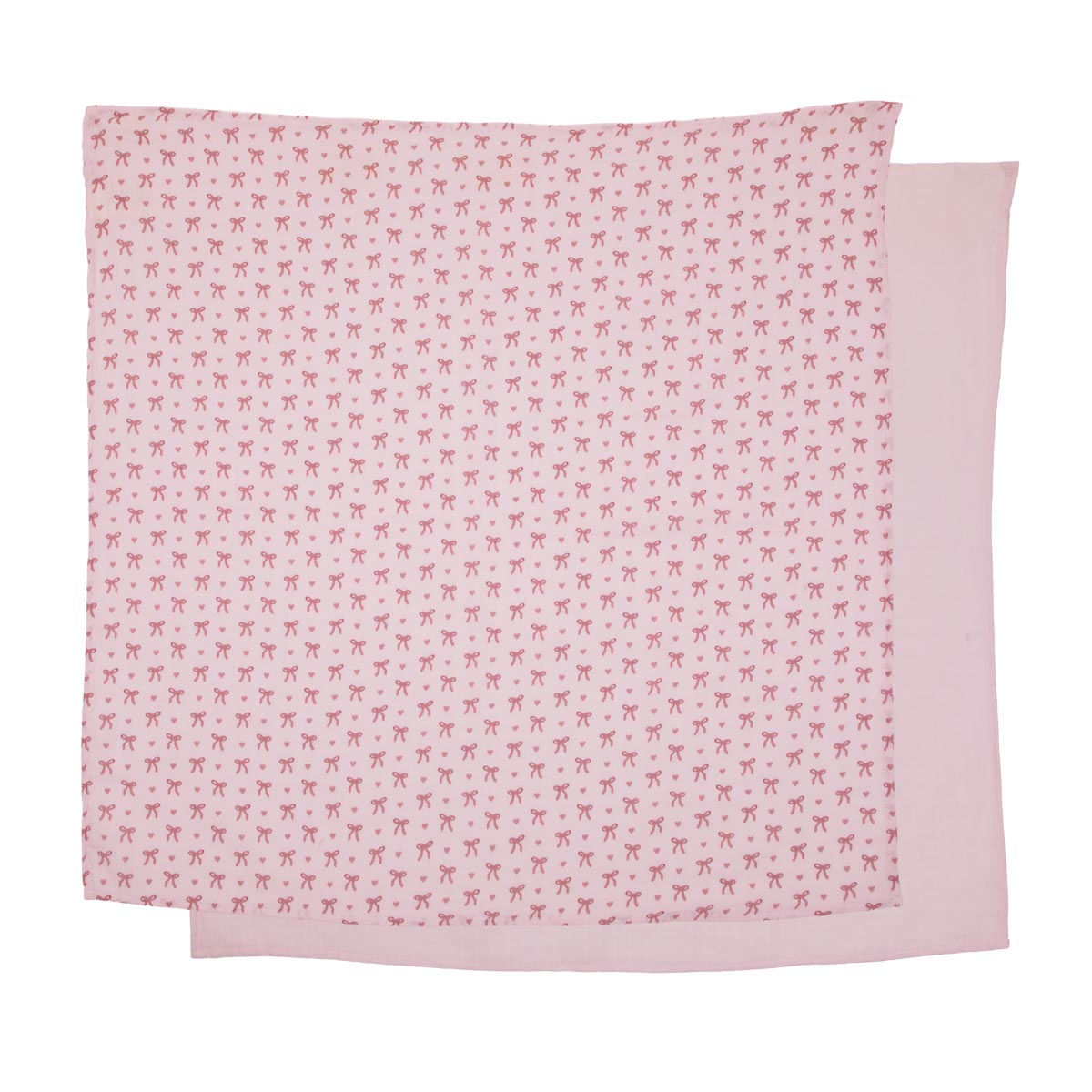 Bowsome-musliiniliina, 2 kpl, roosa