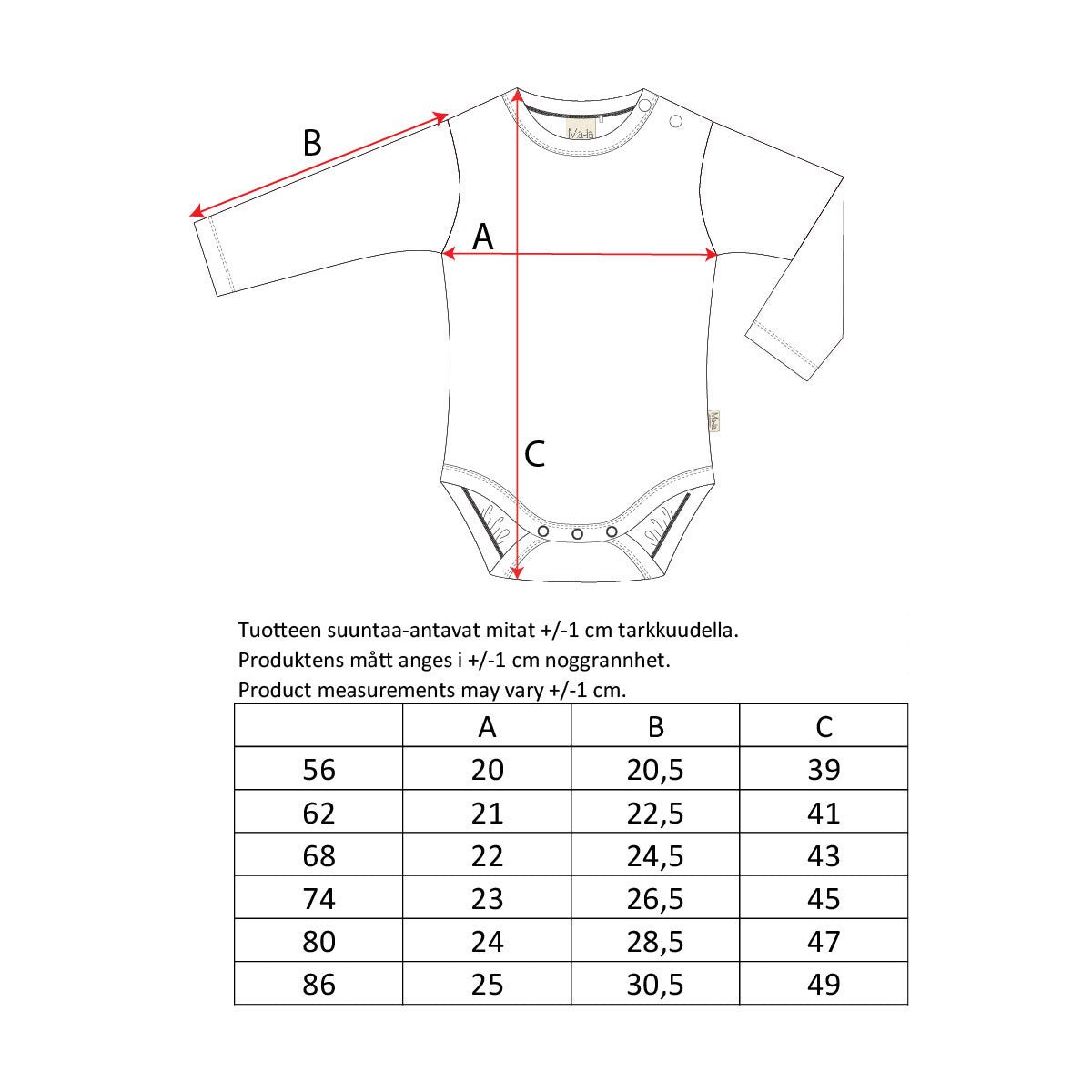 Bloomy-body, tummanpunainen