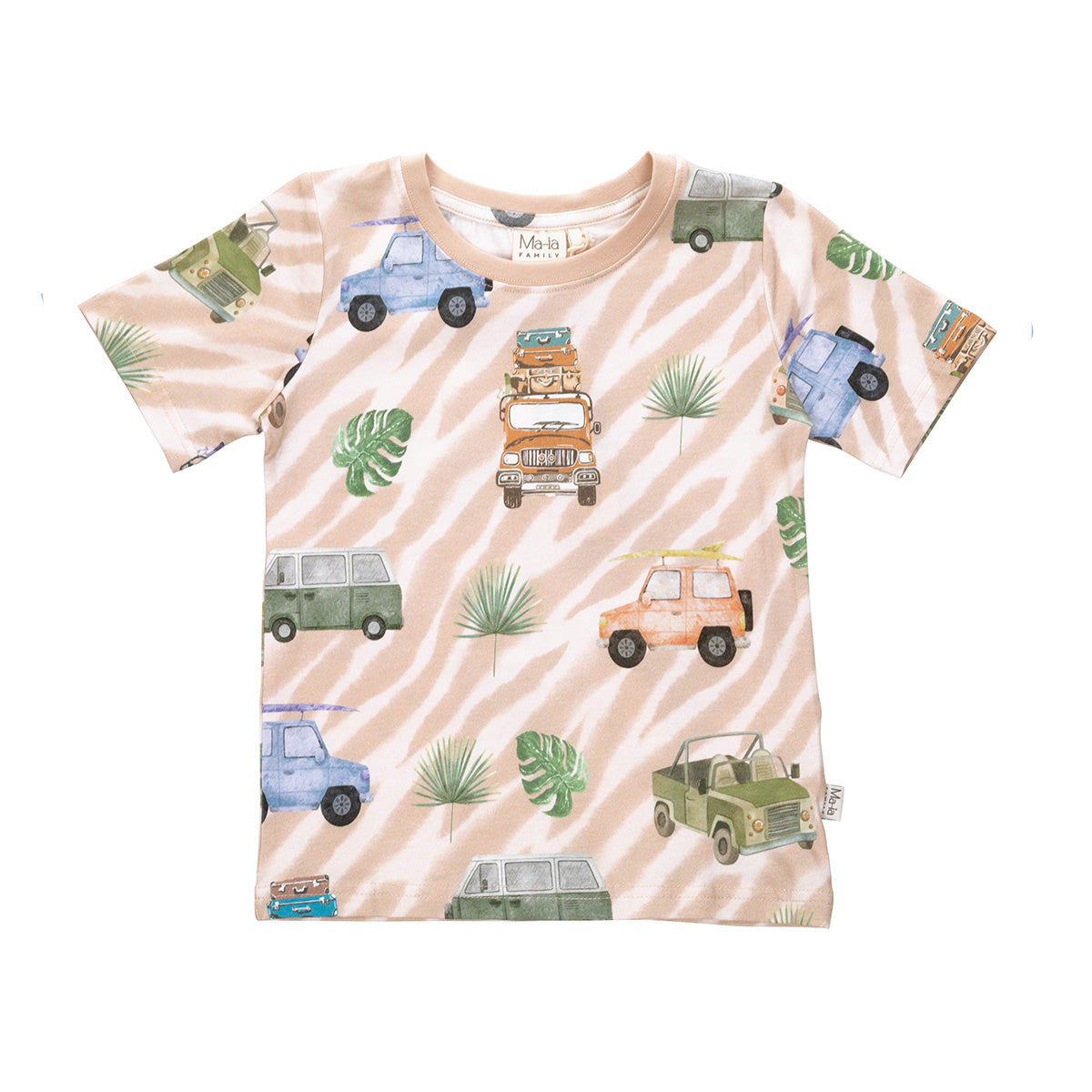 Safariautot-t-paita, beige