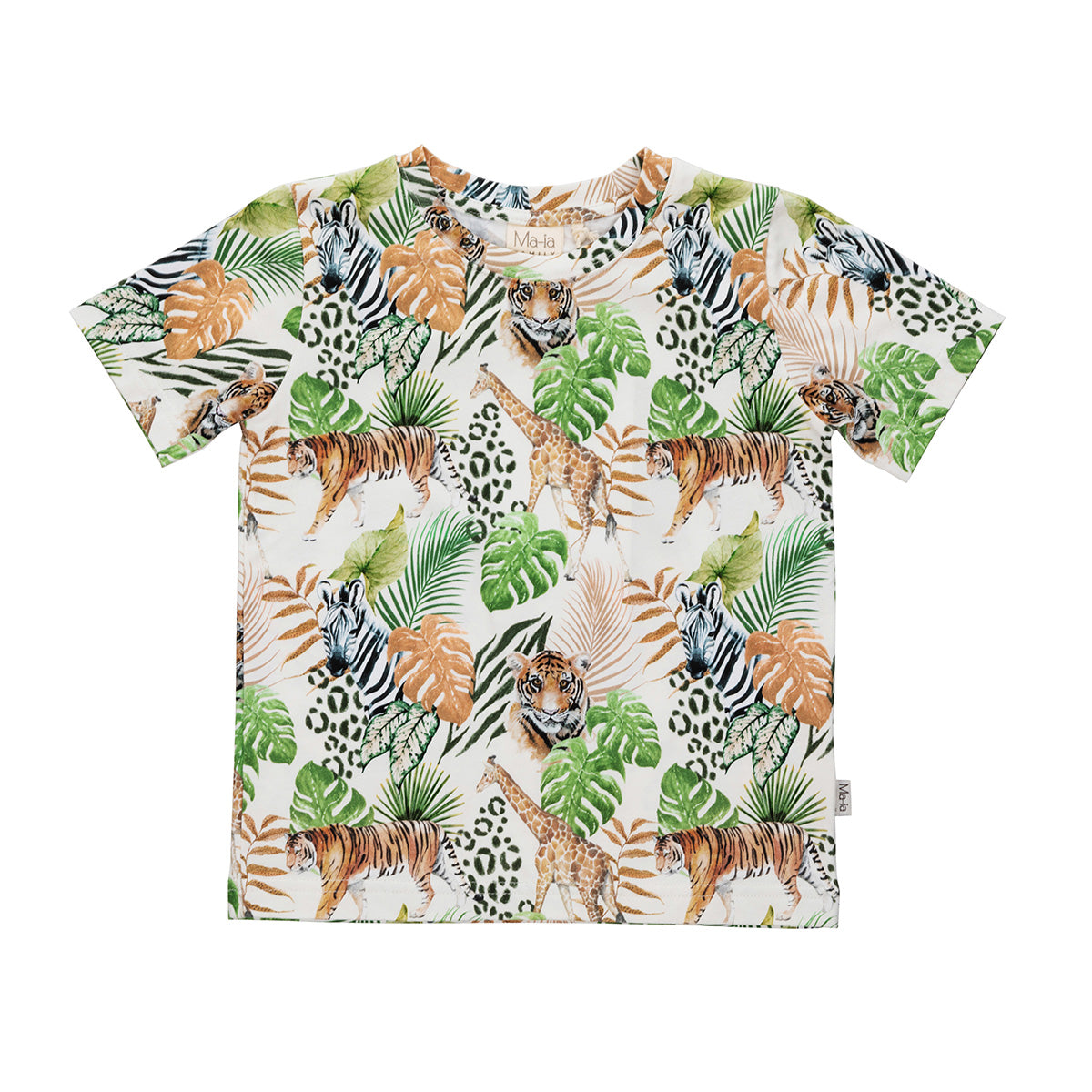 Viidakko-t-paita, valkoinen