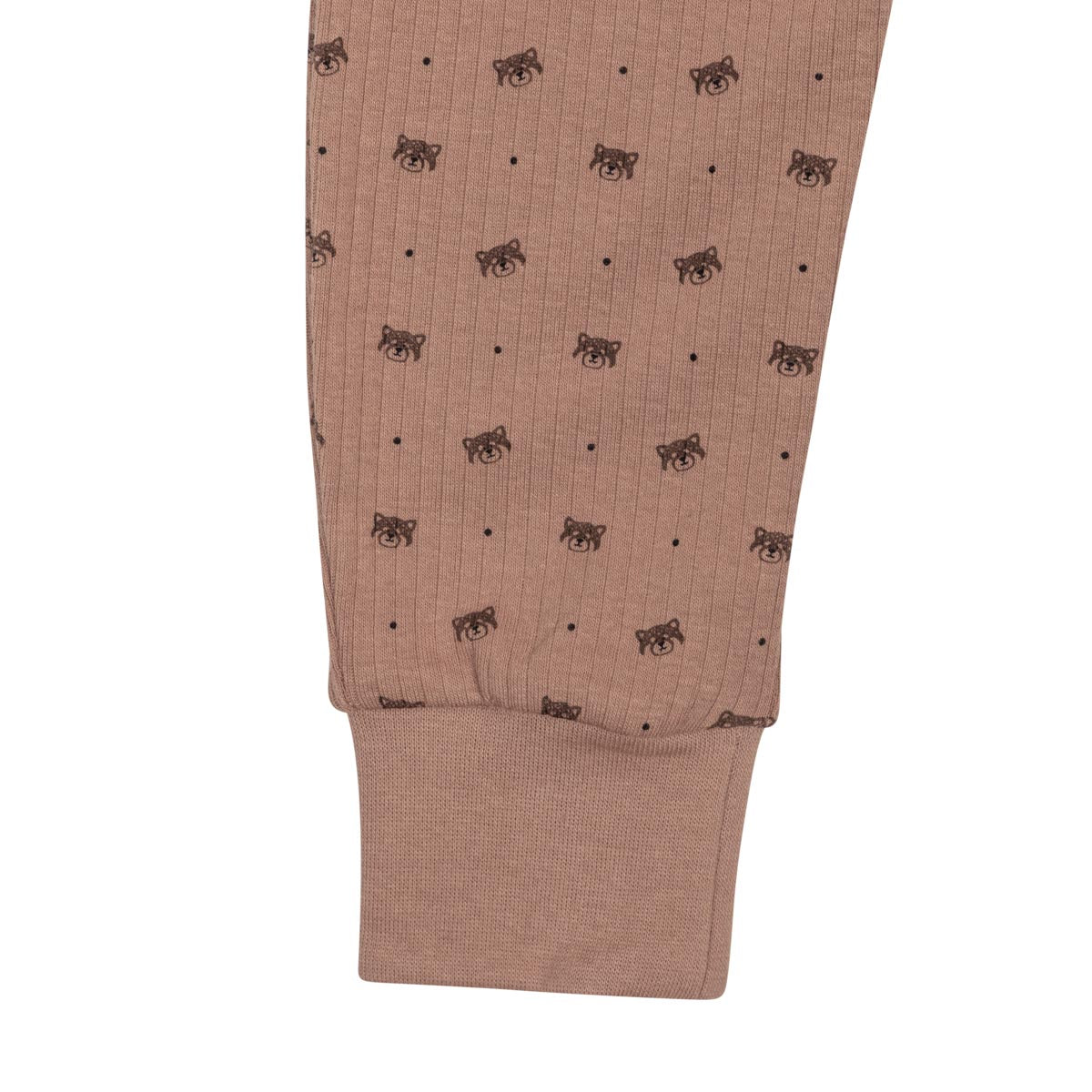 Pikkupanda-pyjama vauvalle, nougat