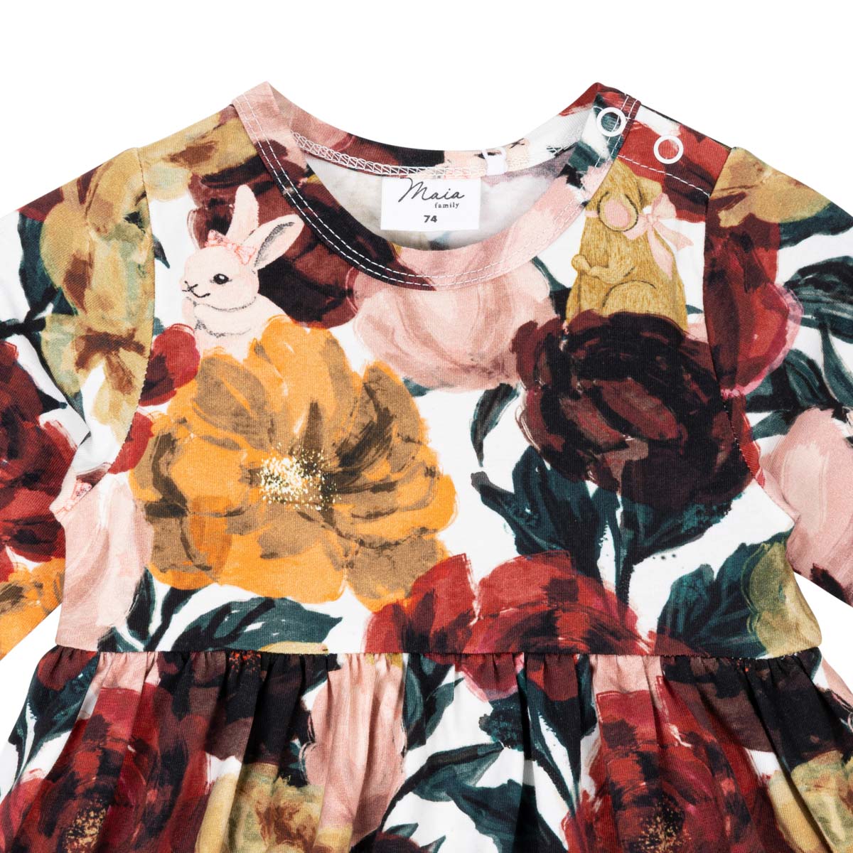 Bloomy-bodymekko, tummanpunainen
