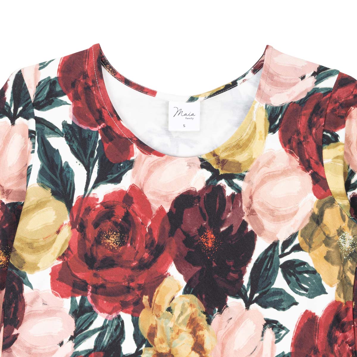 Katarina-mekko, Bloomy, tummanpunainen
