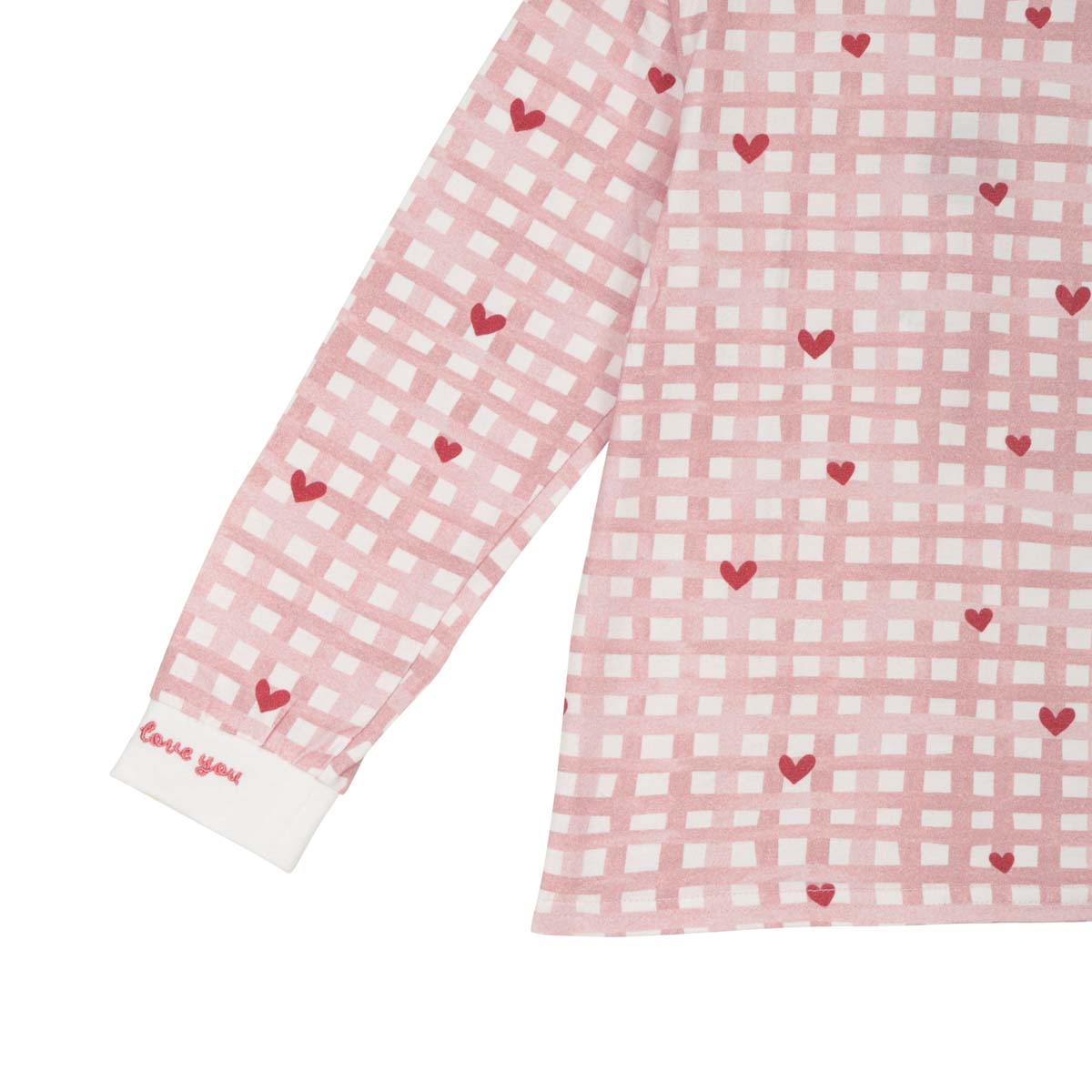 Herttaruutu-pyjama, vaaleanpunainen