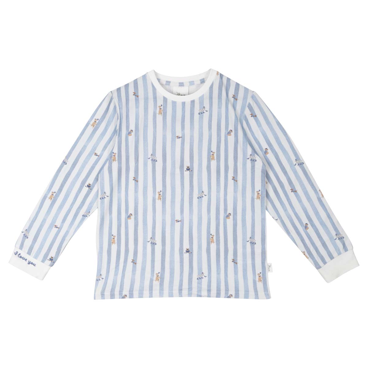 Koiraraita-pyjama, vaaleansininen