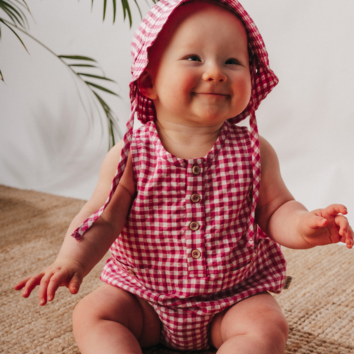Jun-hattu vauvalle, pinkki