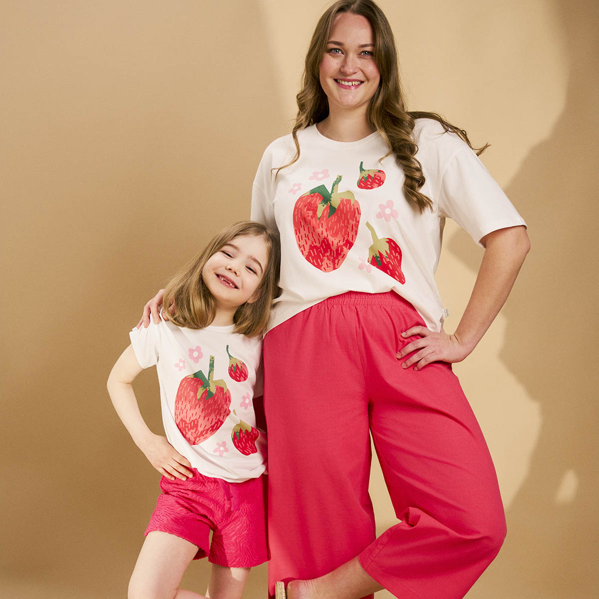 Venla-culottes-housut aikuisille, pinkki