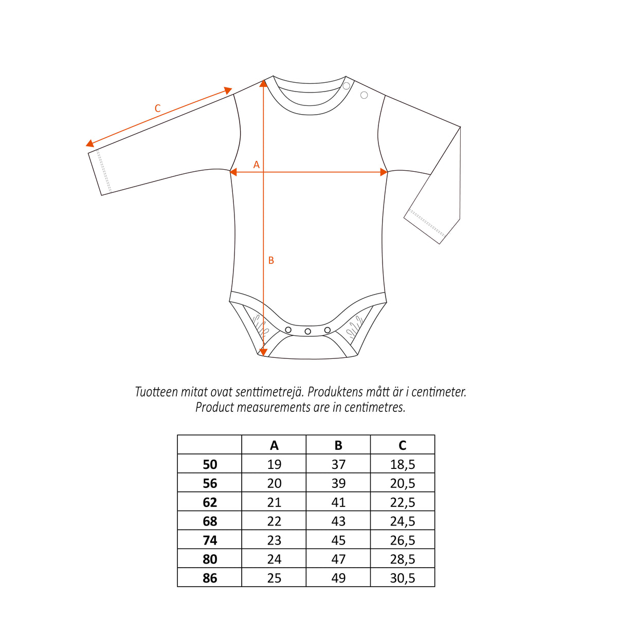 Metsäneläimet-body, beige