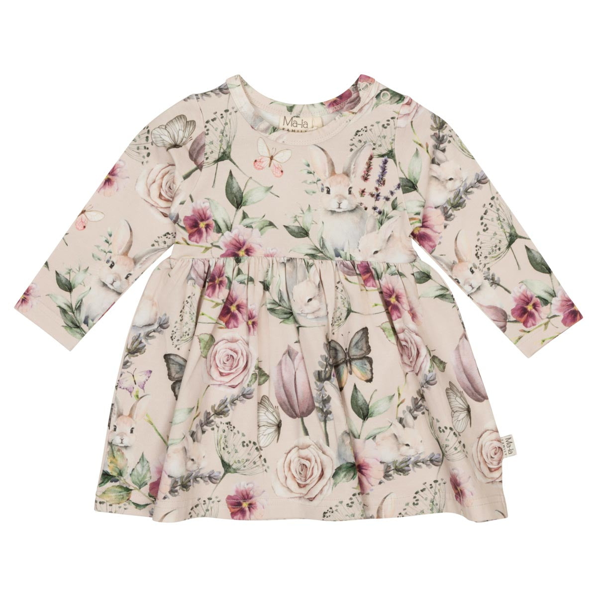 Orvokki-mekko vauvalle, beige