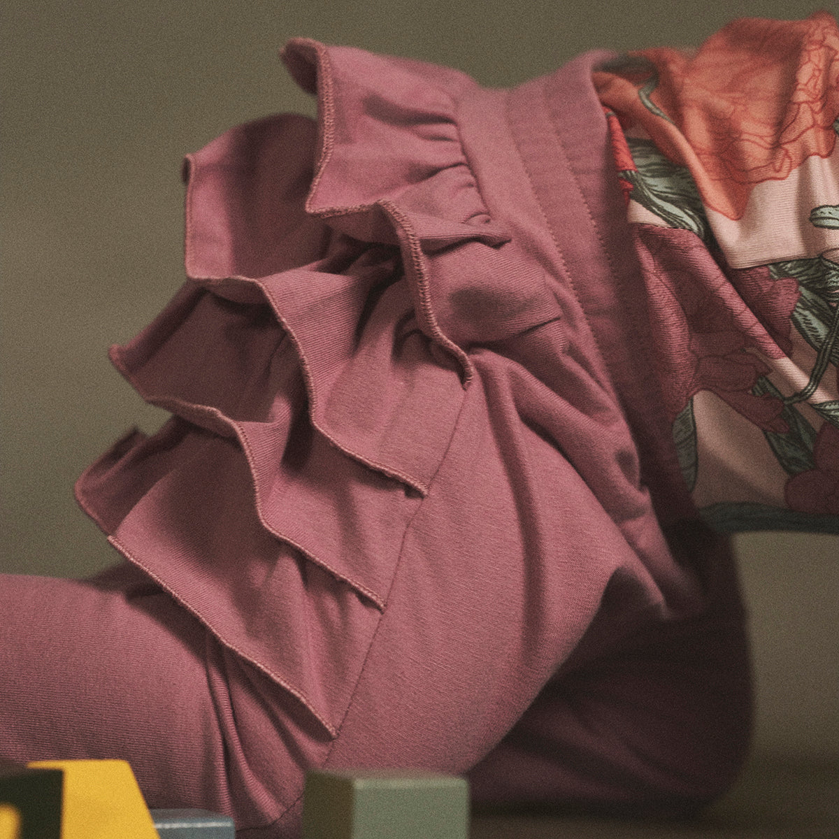 Danni-housut vauvalle, tummanroosa