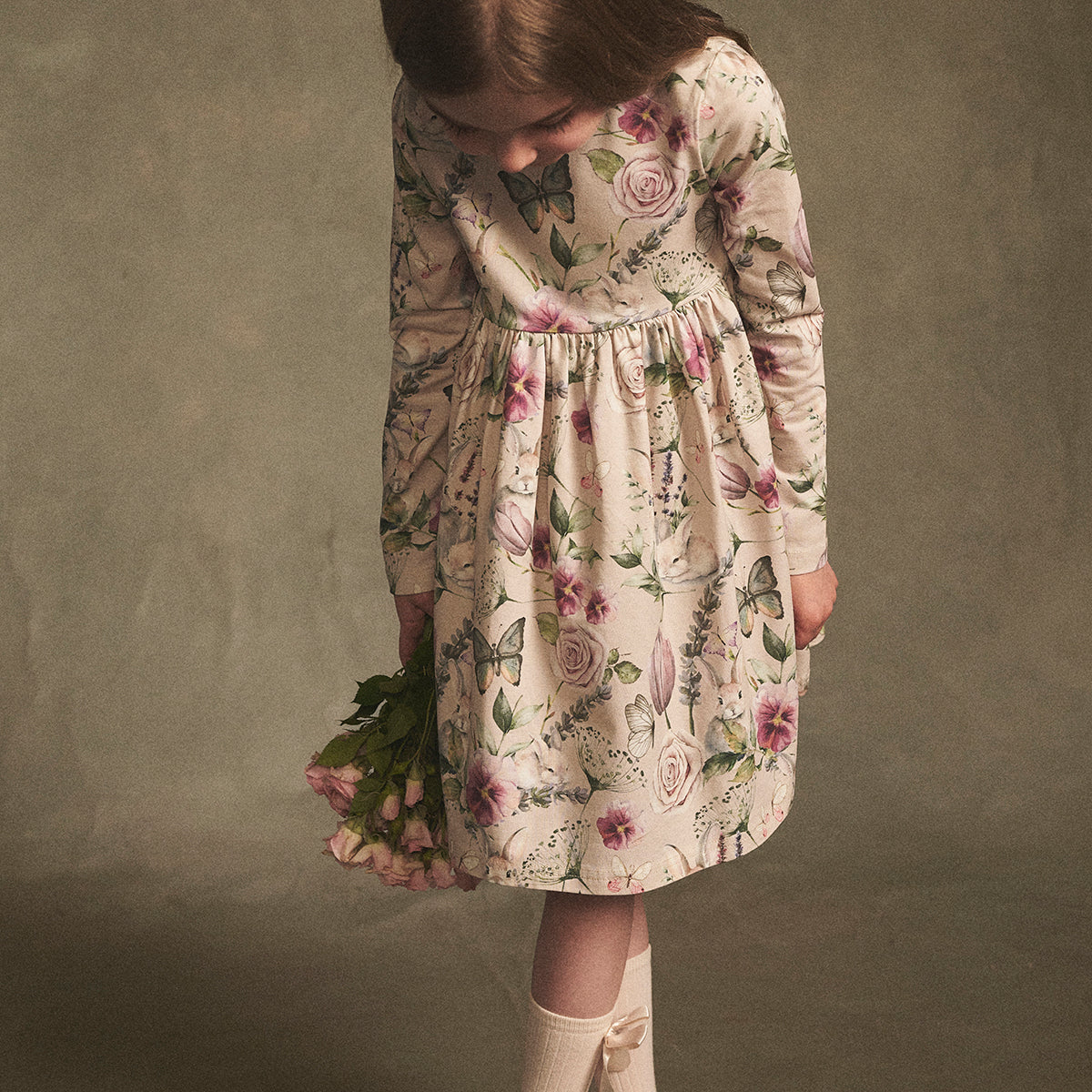 Orvokki-mekko, beige