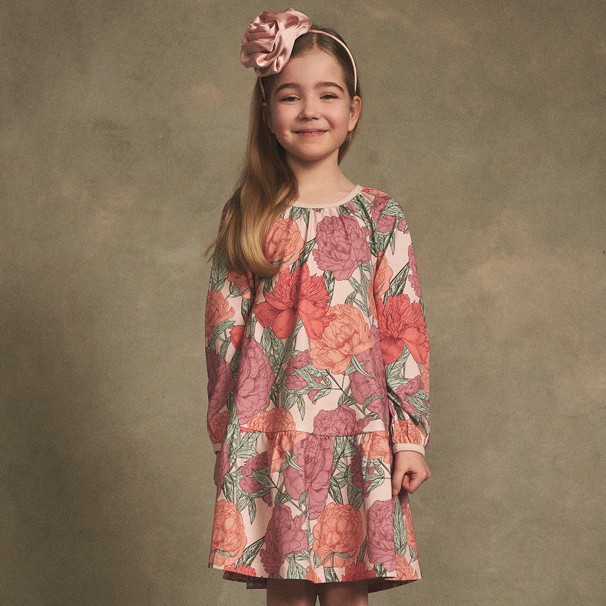 Mirabelis-mekko, roosa