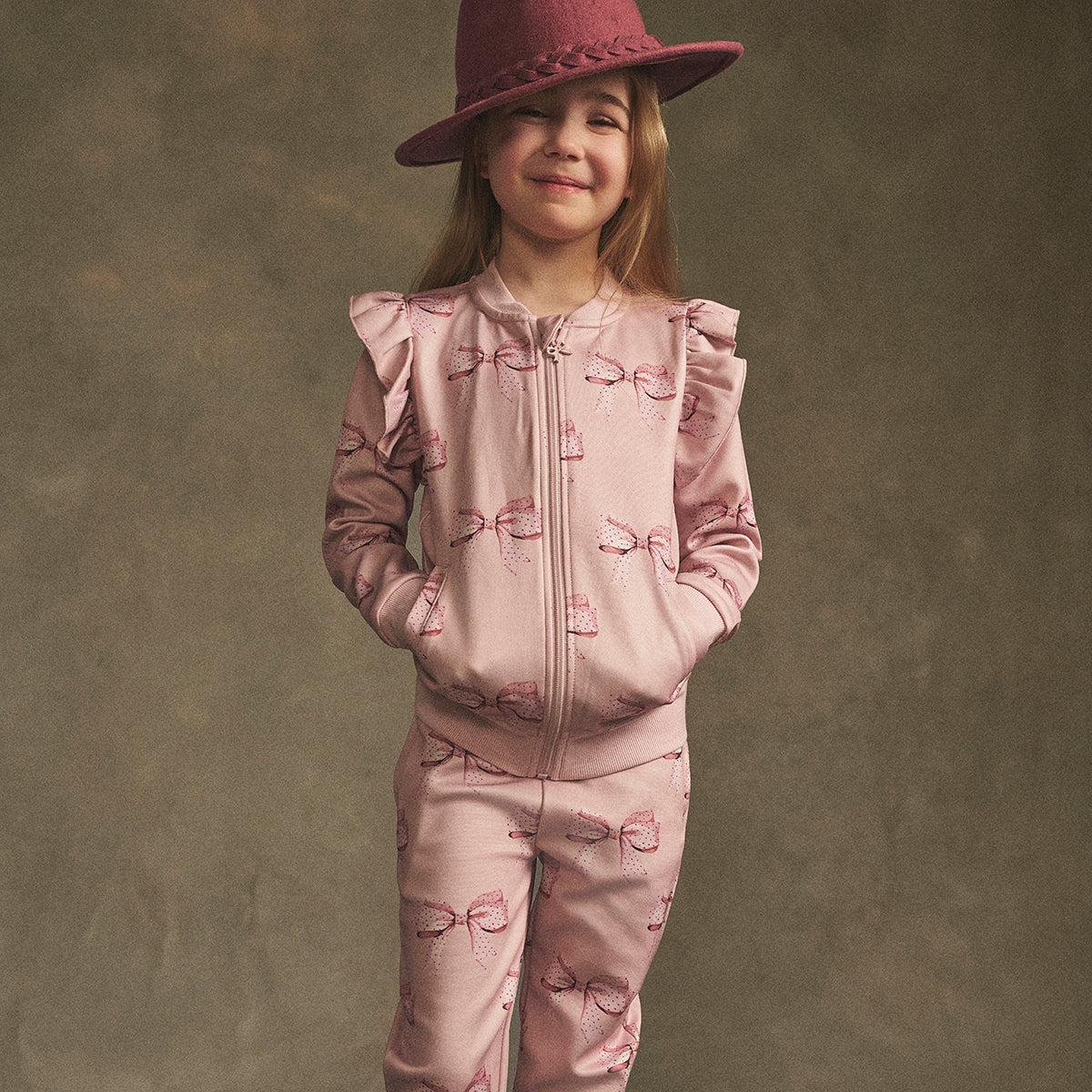 Rosette-verkkahousut, roosa