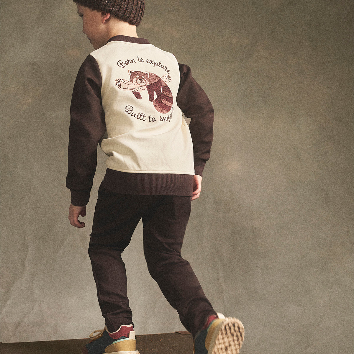 Explore-verkkahousut, tummanruskea