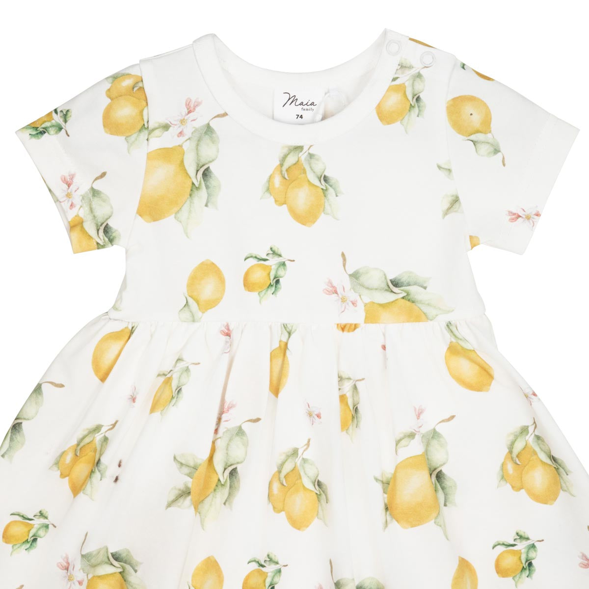 Sitruuna-bodymekko, luonnonvalkoinen