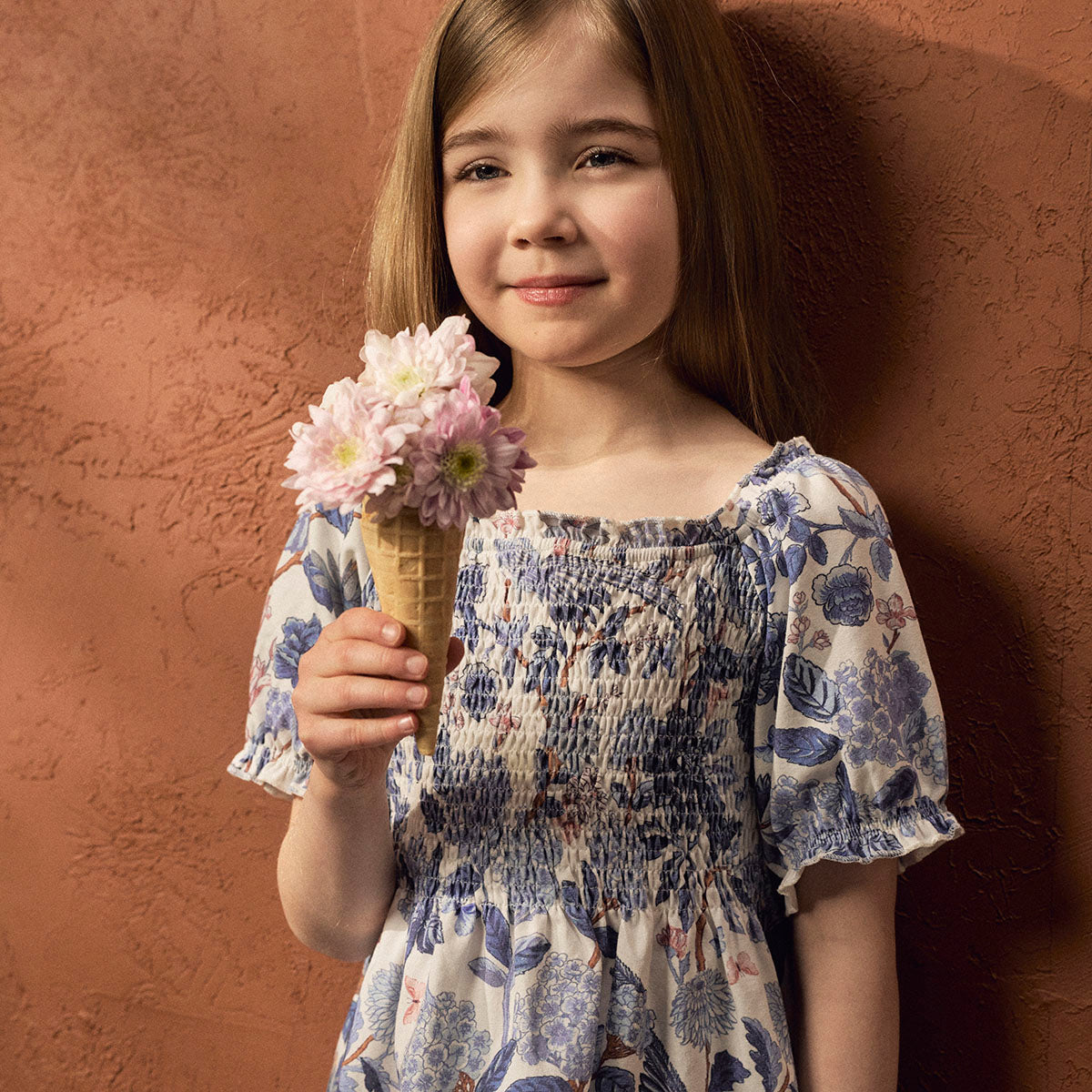 Sinilintu-pusero, luonnonvalkoinen