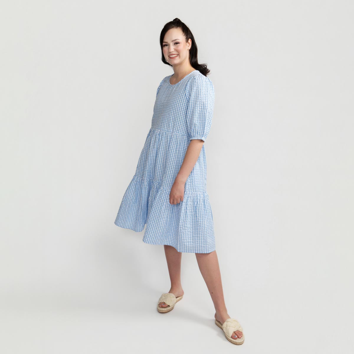 Leona-mekko, Ruutu, vaaleansininen