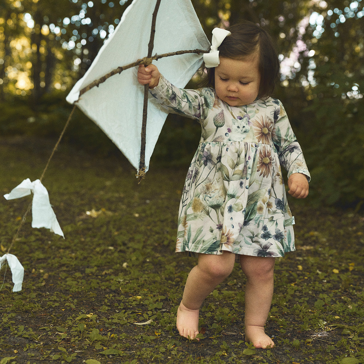 Kissanminttu-bodymekko, vaaleanpunainen