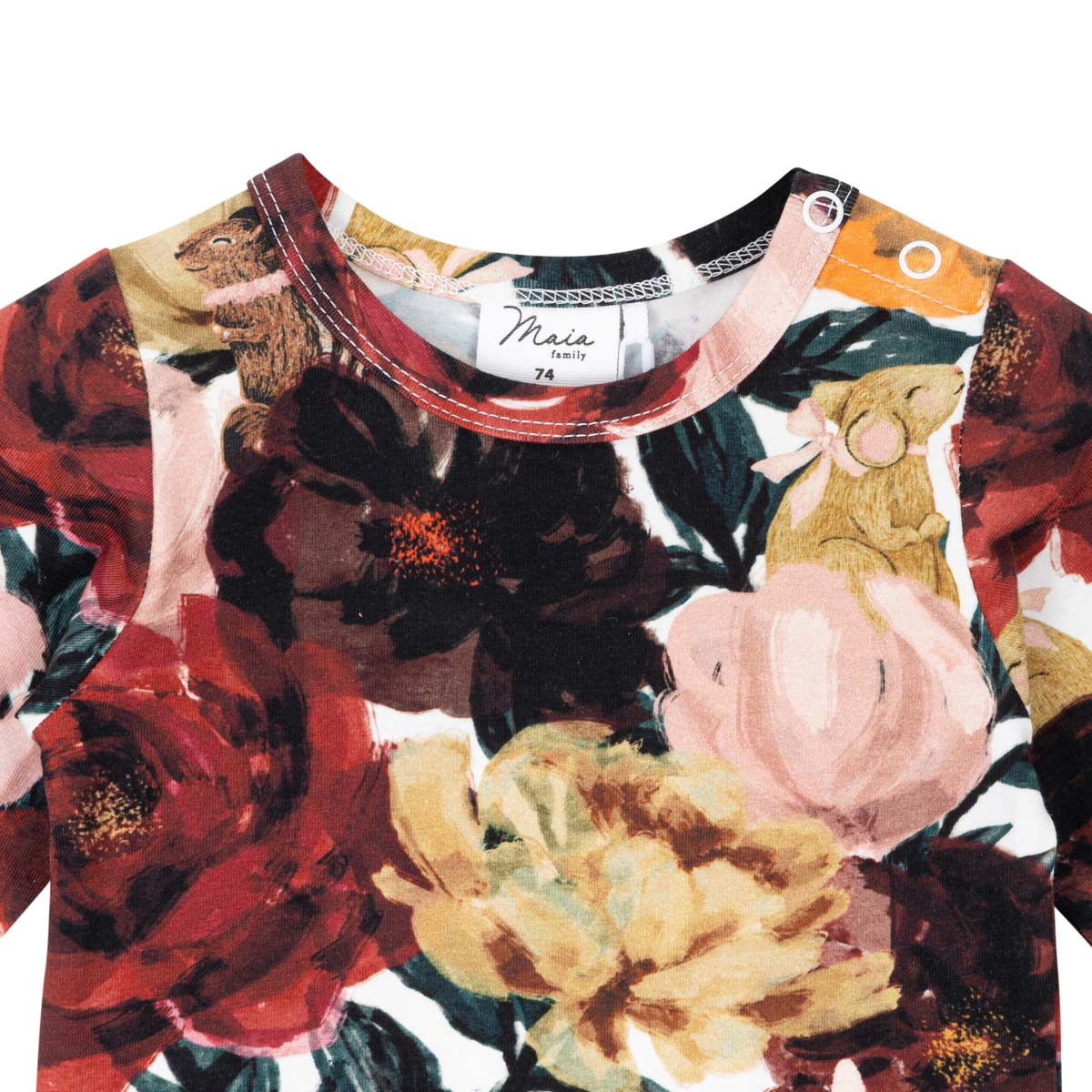 Bloomy-body, tummanpunainen