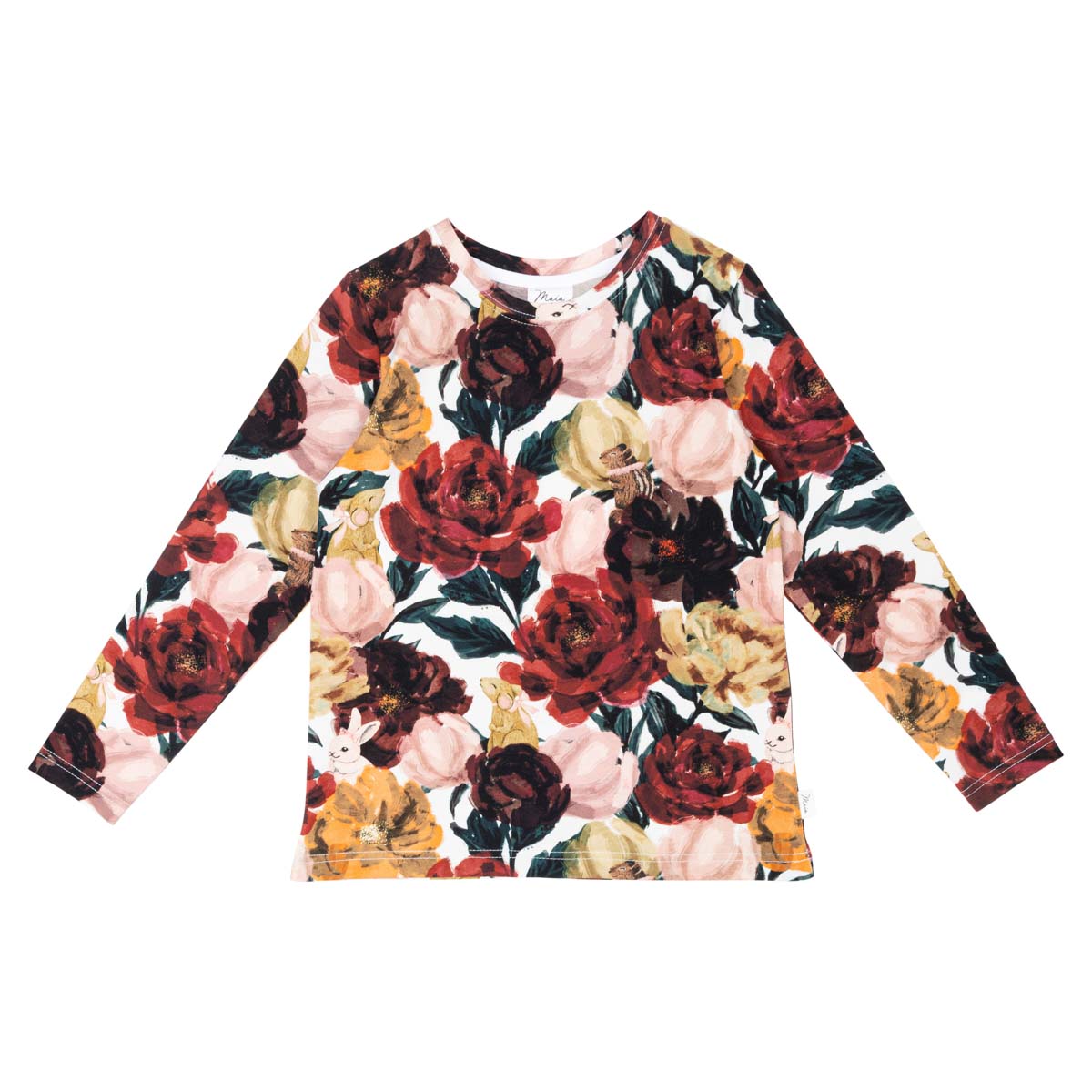 Bloomy-paita, tummanpunainen
