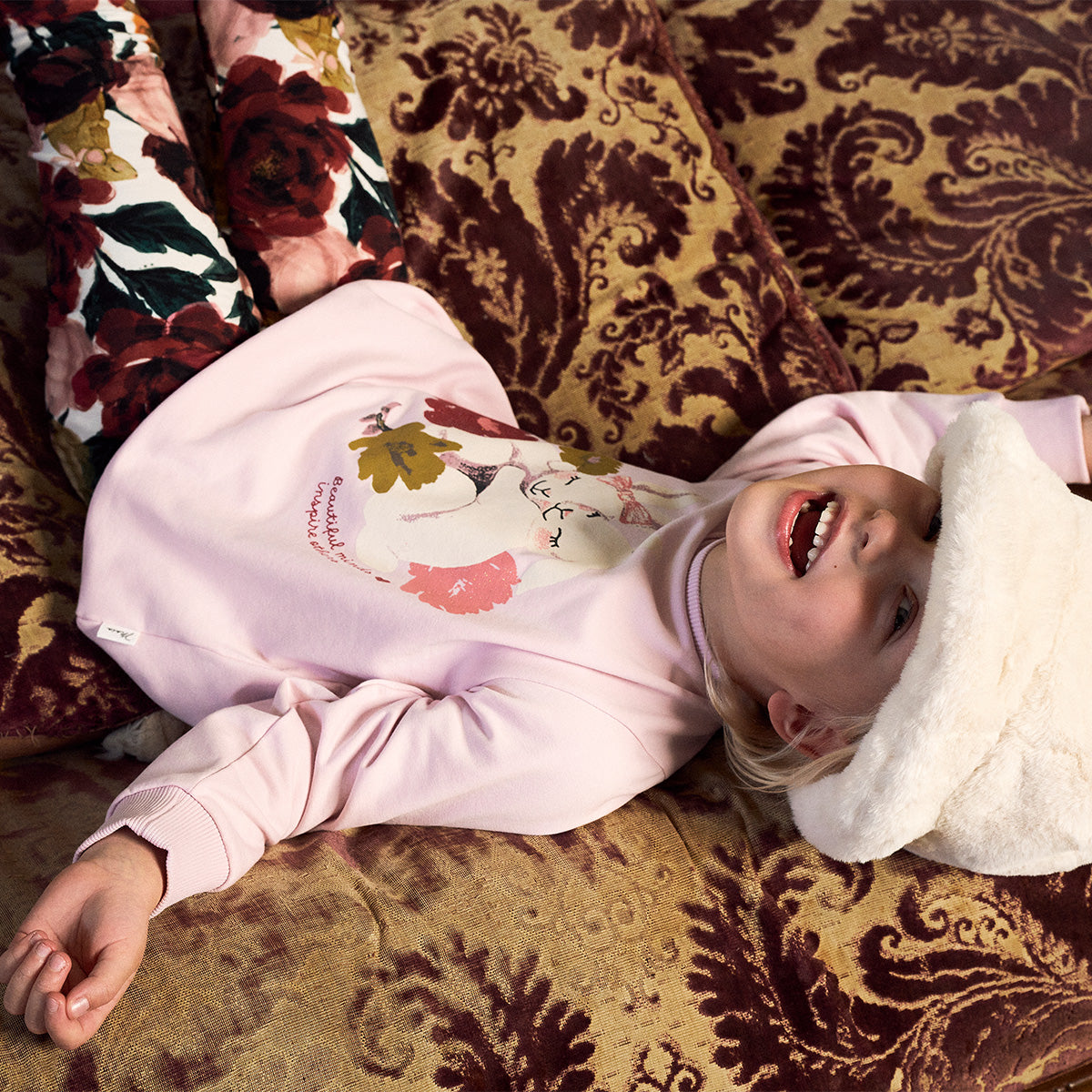 Bloomy-leggingsit, tummanpunainen