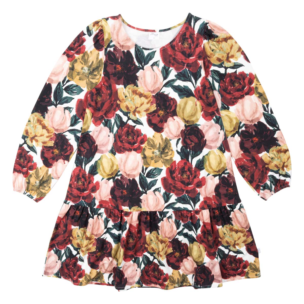 Laura-mekko, Bloomy, tummanpunainen