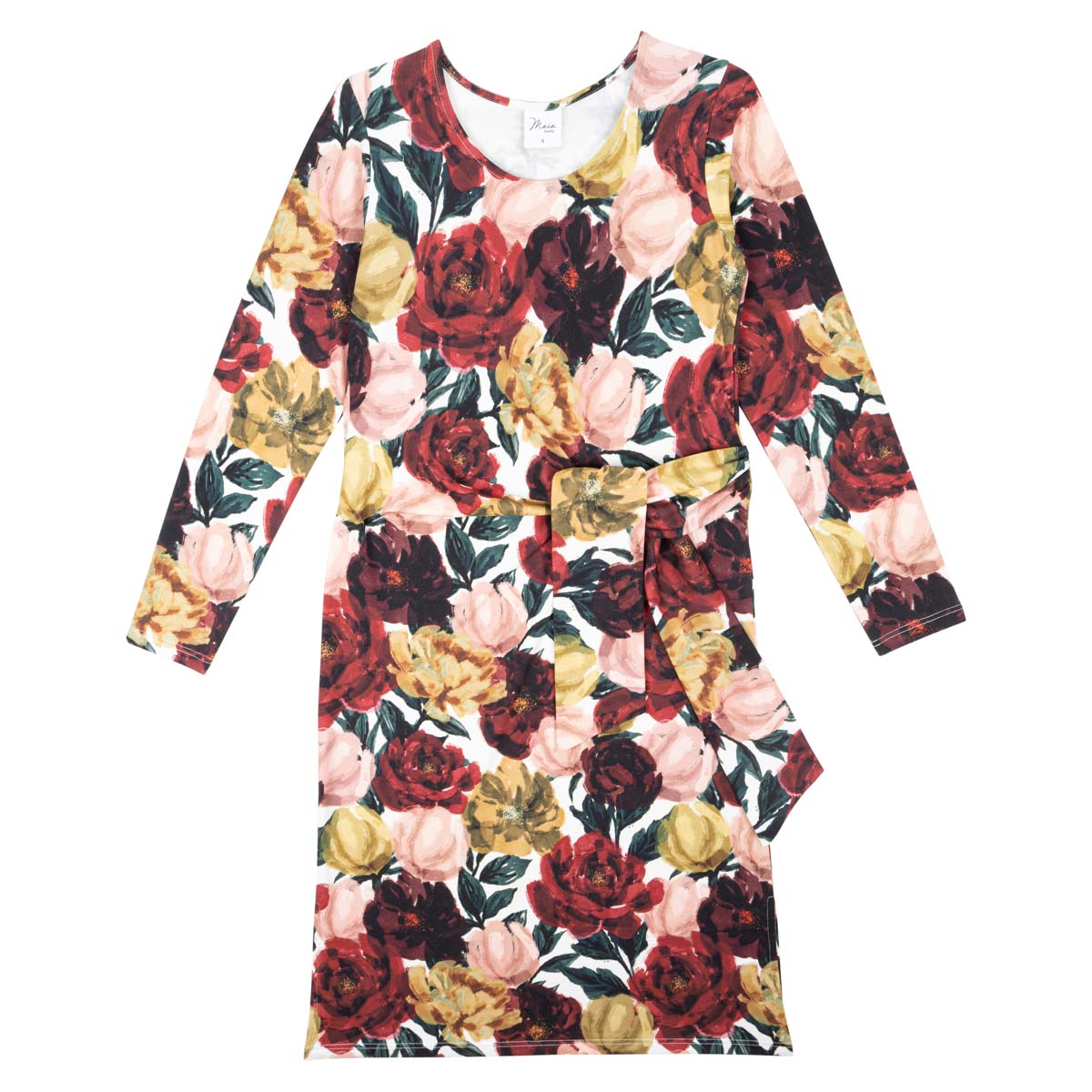 Katarina-mekko, Bloomy, tummanpunainen