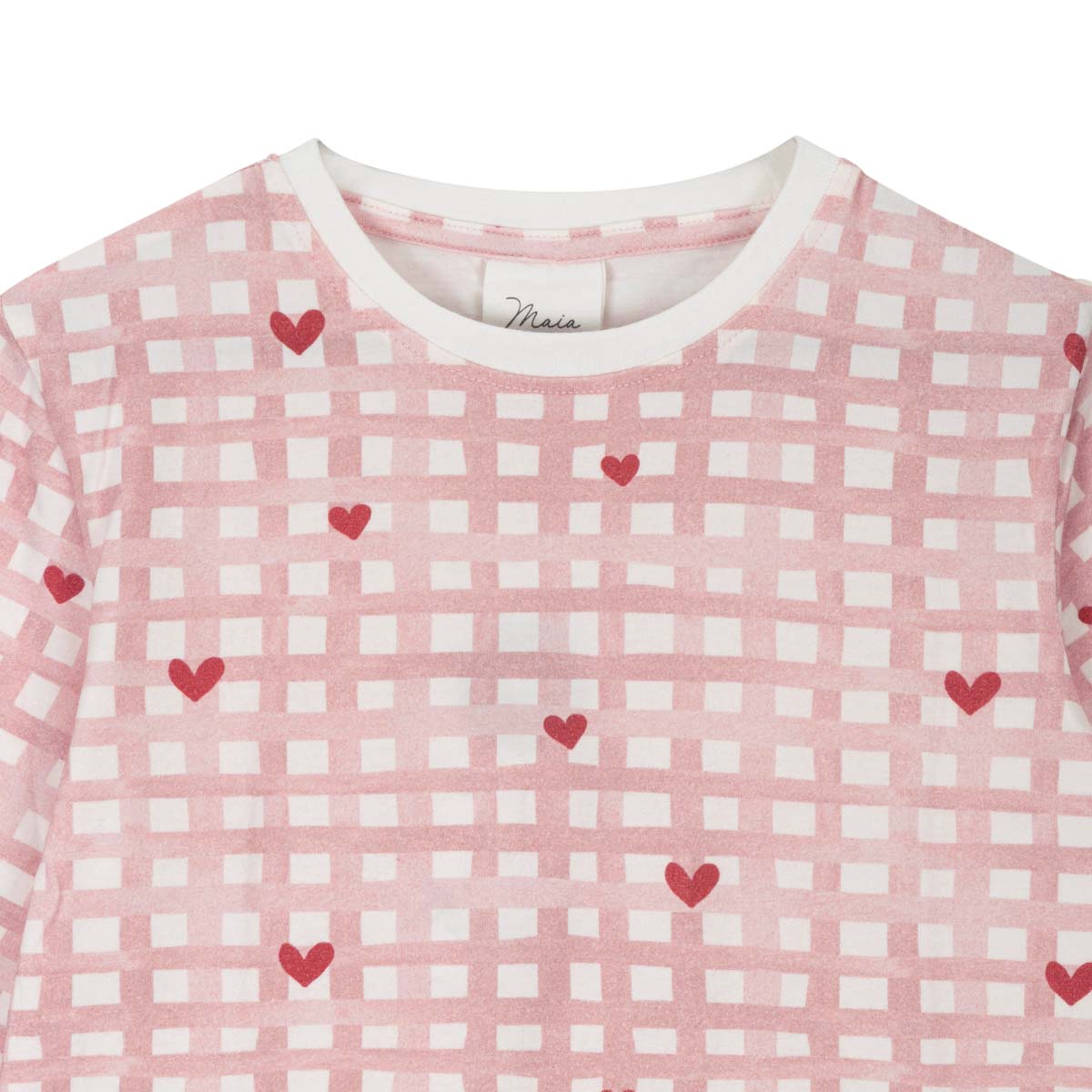 Herttaruutu-pyjama, vaaleanpunainen