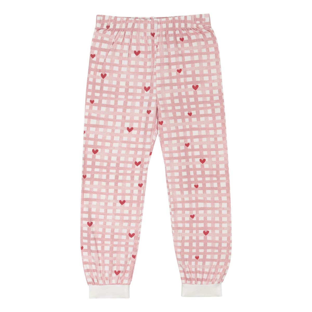 Herttaruutu-pyjama, vaaleanpunainen