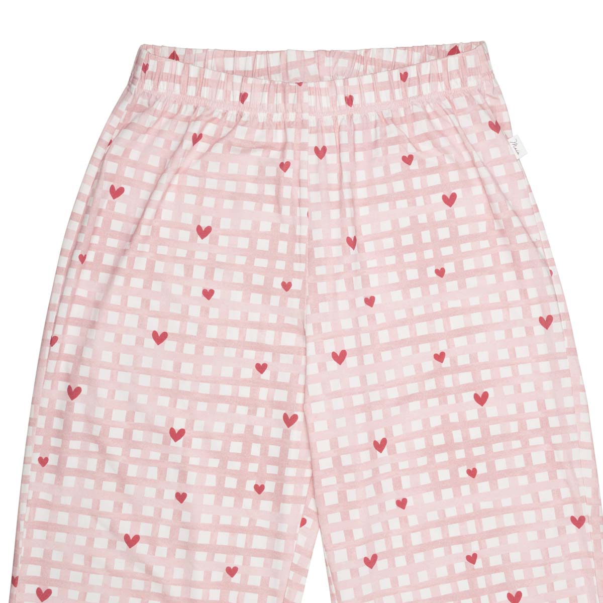 Aava-pyjama, Herttaruutu, vaaleanpunainen